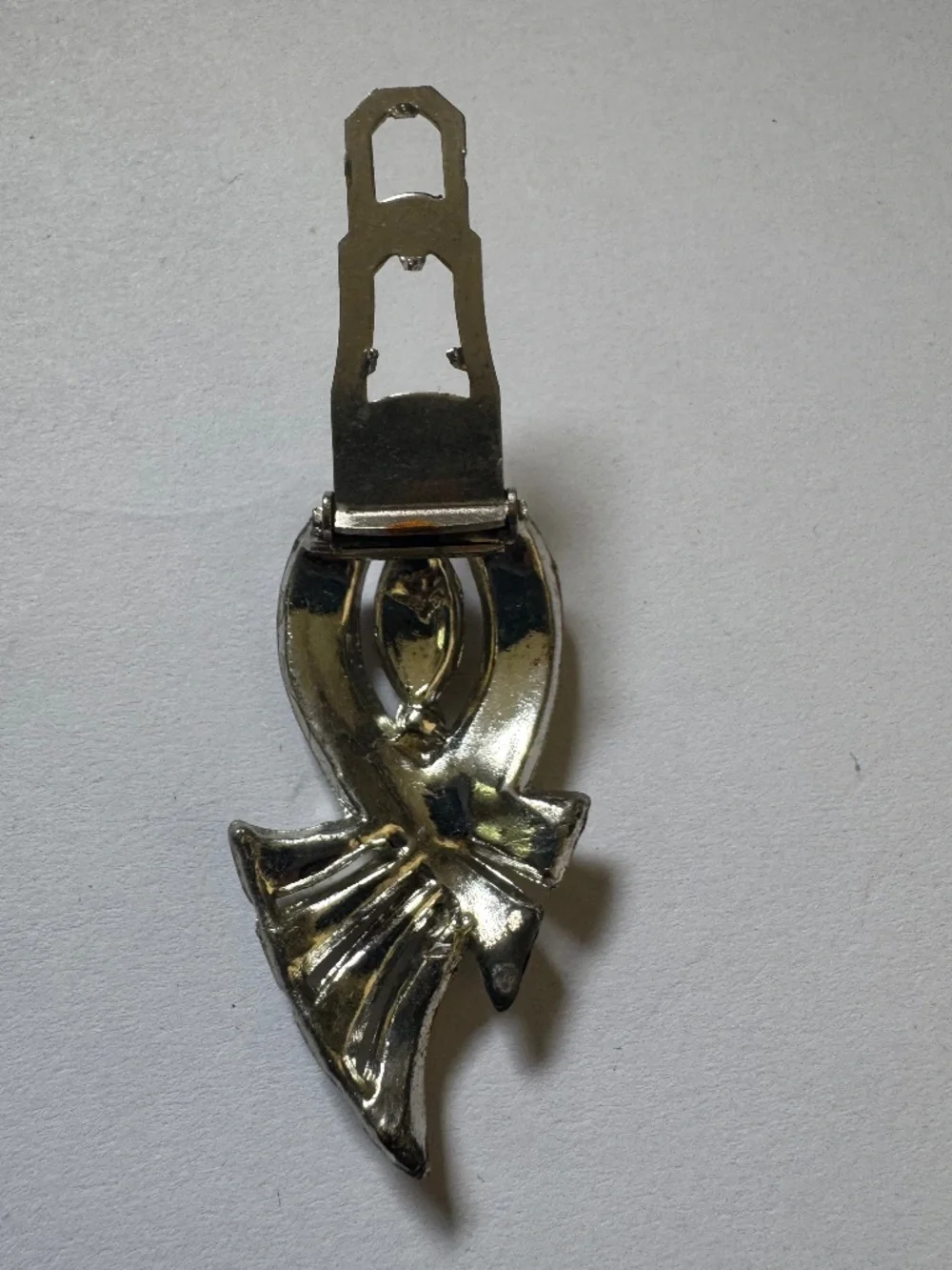 Vintage Art Deco Rhinestone Dress Clip